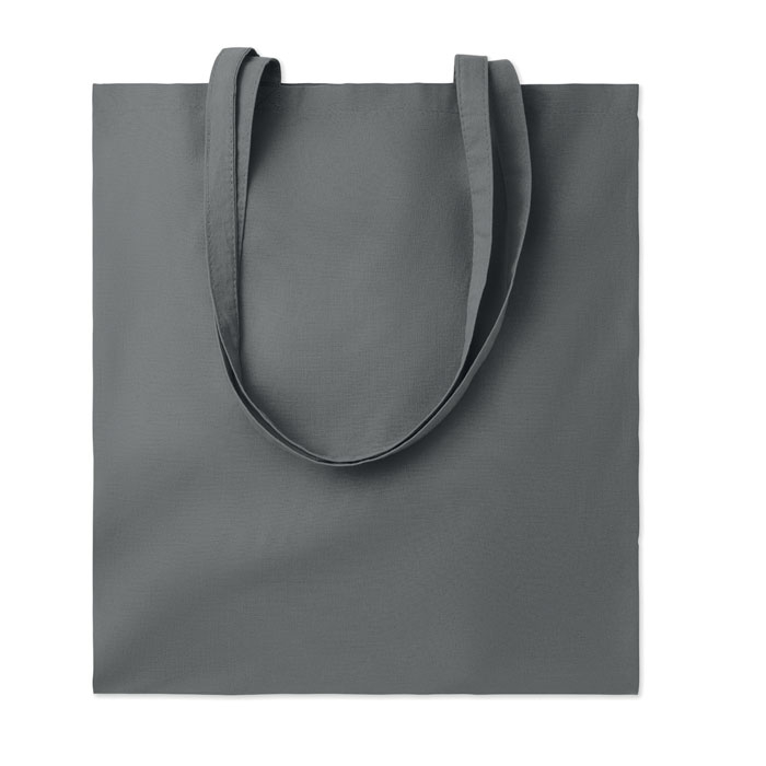 Tote bag personnalisé coton 140g COTTONEL COLOUR Gris foncé